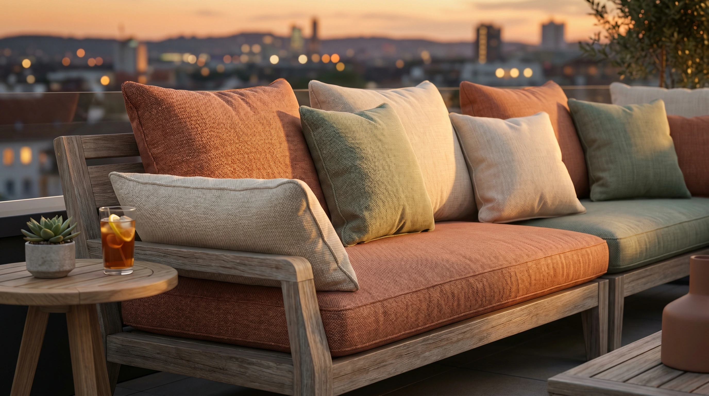 Como escolher as almofadas perfeitas para o seu terraço, varanda ou alpendre