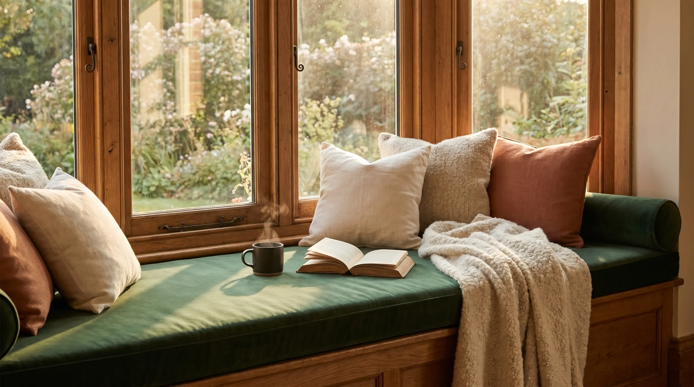 Crie um recanto acolhedor: como as almofadas transformam o seu espaço de leitura ou lounge